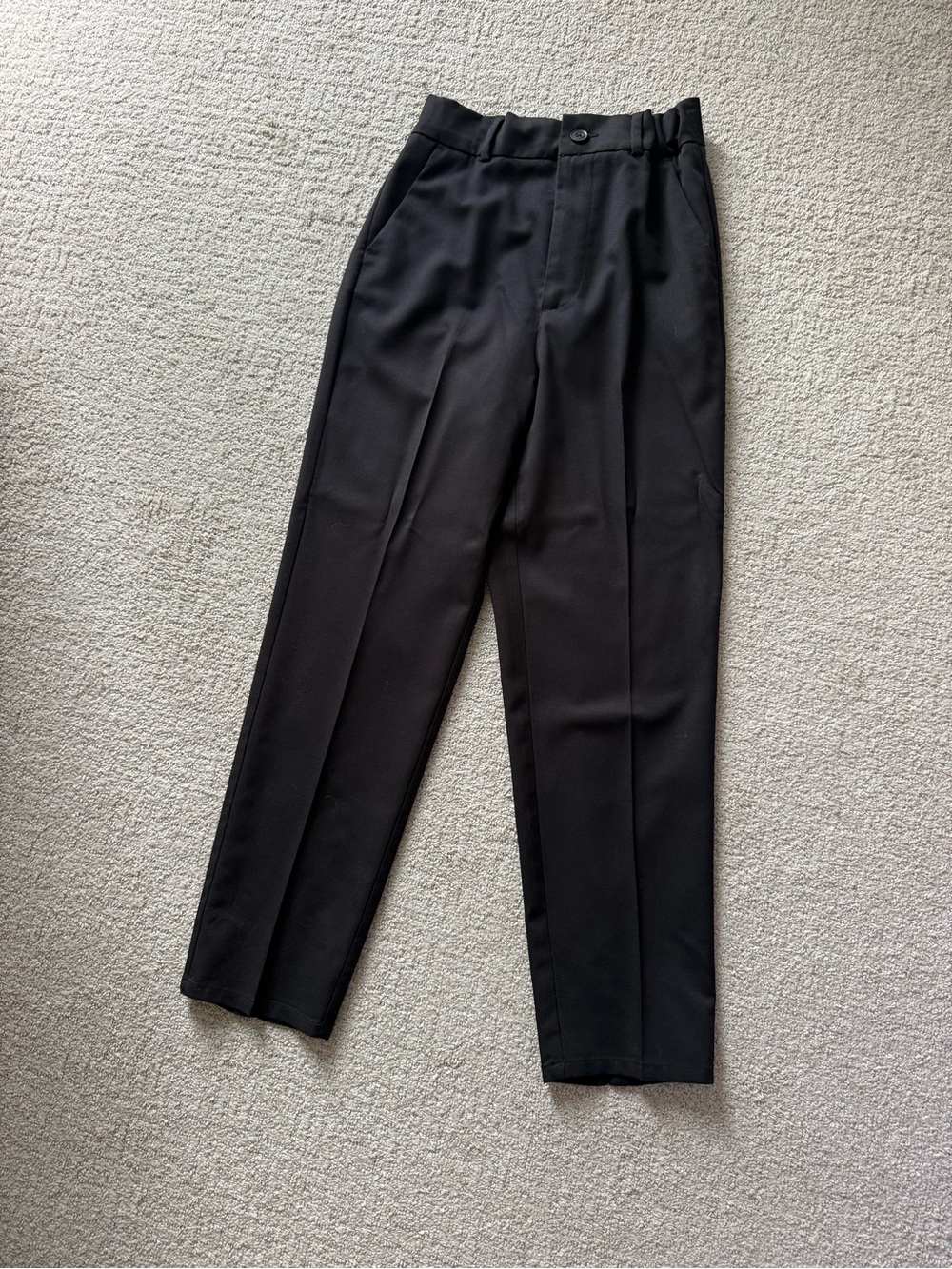 H&M Black Men's Dress Trousers - Tailored Crease